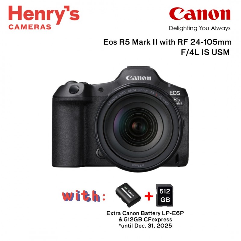 Canon Eos R5 Mark II with 24-105mm F4 Kit Lens